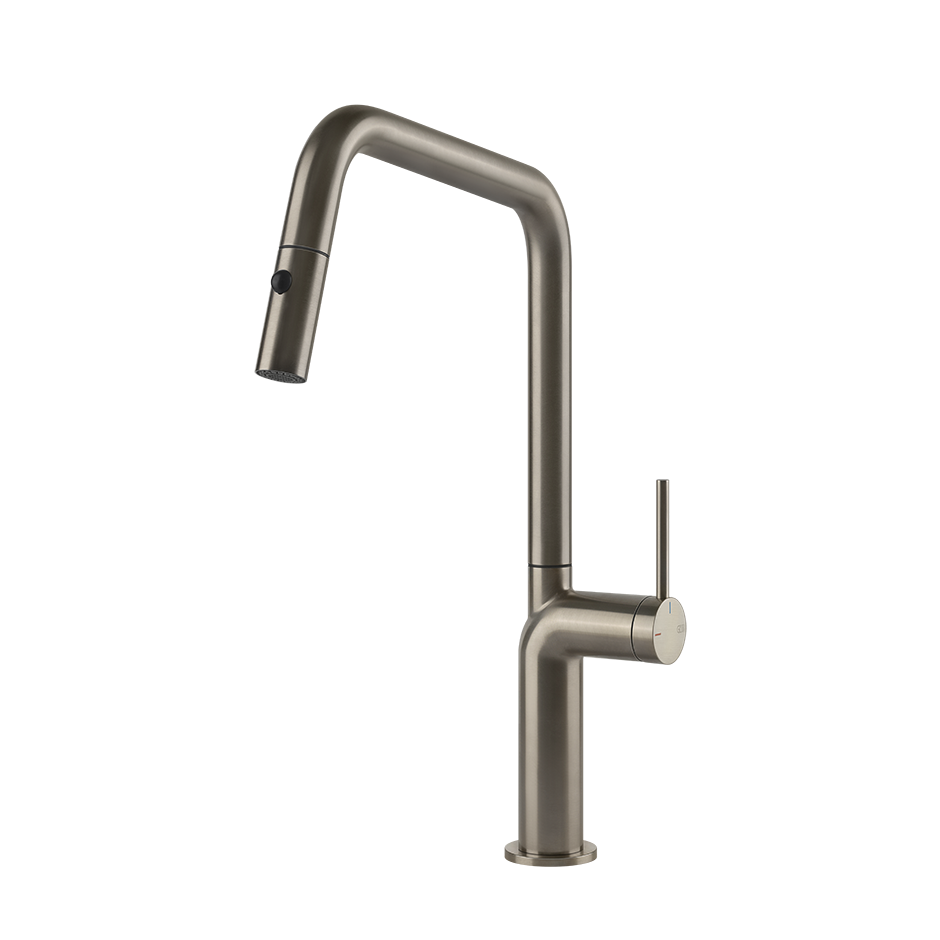 Monocomando Cocina Gessi Stelo 149 - Finox Brushed Nickel