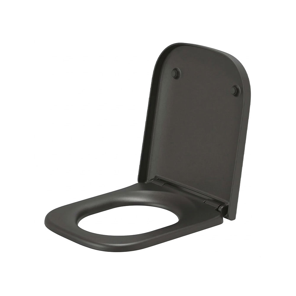Inodoro de colgar Duravit Happy D.2 antracita con asiento soft close