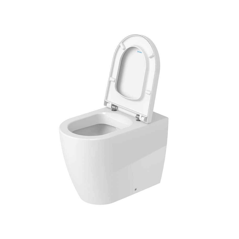 Inodoro de apoyo Duravit Me by Starck acabado mate con asiento soft close
