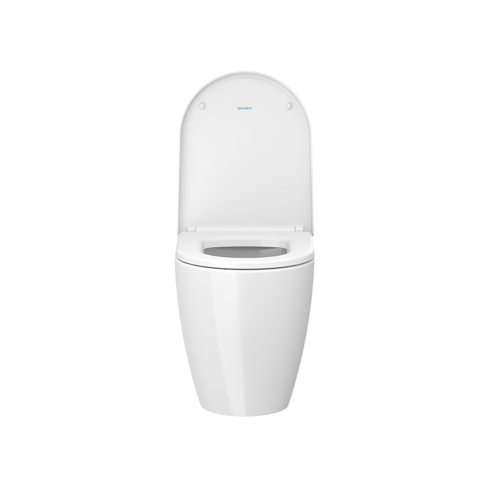 Inodoro de apoyo Duravit Me by Starck acabado mate con asiento soft close