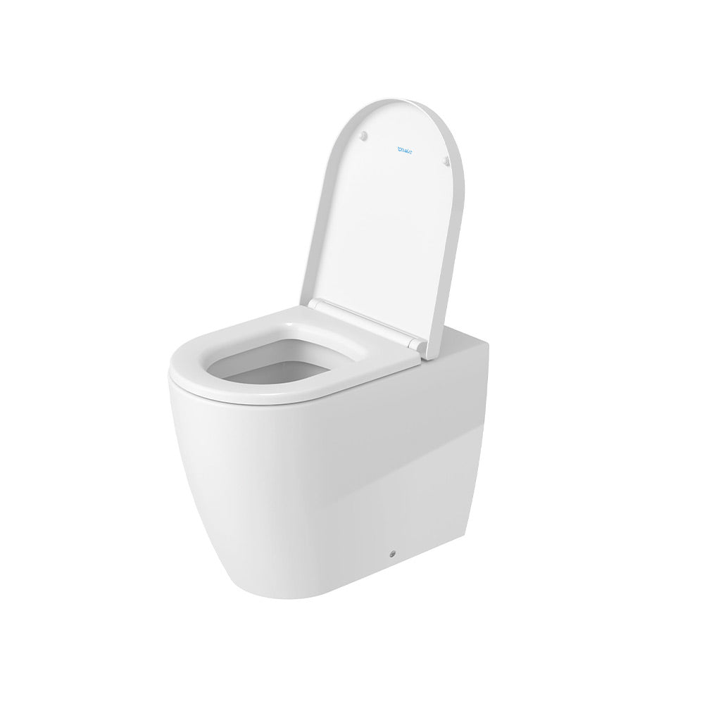 Inodoro de apoyo Duravit Me by Starck acabado mate con asiento soft close