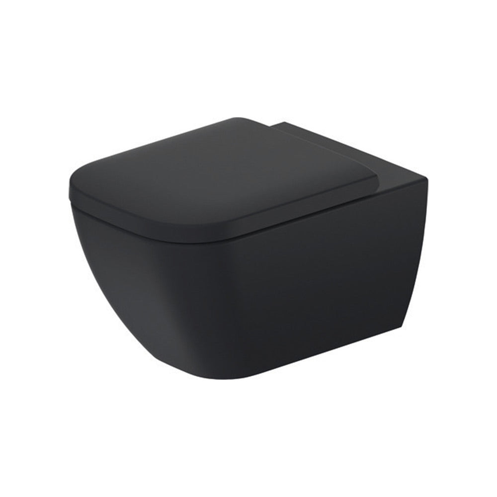 Inodoro de colgar Duravit Happy D.2 antracita con asiento soft close