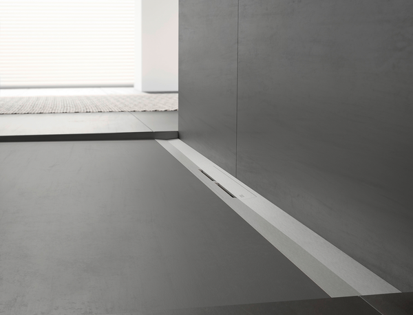 TECEdrainprofile rejilla lineal acero inoxidable cepillado, 1000 mm
